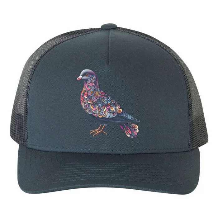 Dove Bird Watching Birder Birdwatching Nature Lover Gift Yupoong Adult 5-Panel Trucker Hat