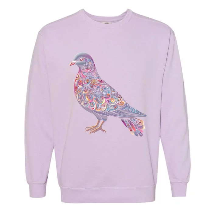 Dove Bird Watching Birder Birdwatching Nature Lover Gift Garment-Dyed Sweatshirt