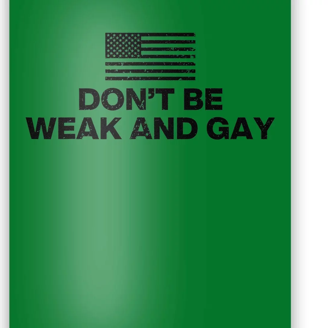 DonT Be Weak And Gay Poster