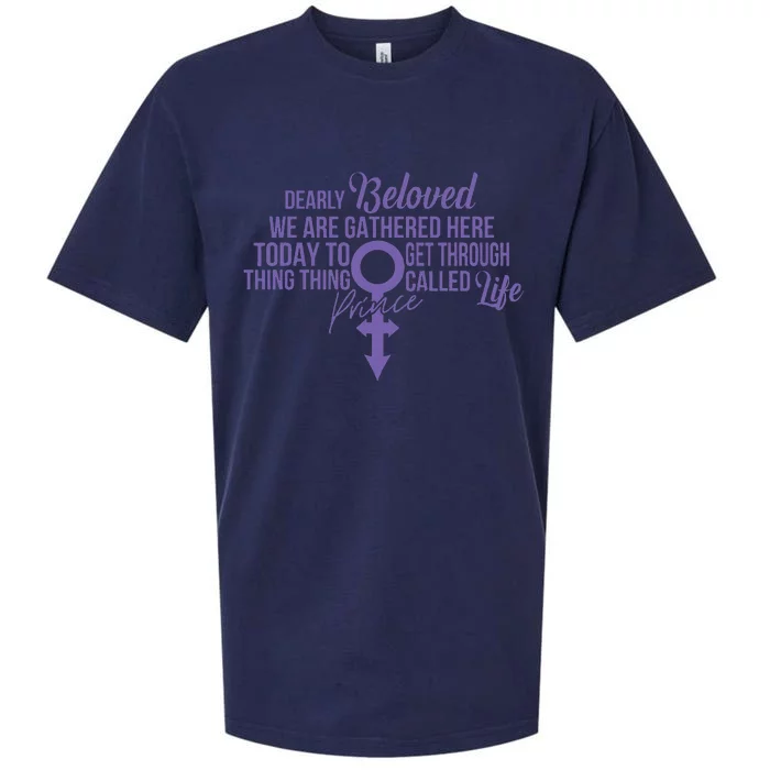 Dearly Beloved We Are Gathered Here Today To Get Through Sueded Cloud Jersey T-Shirt