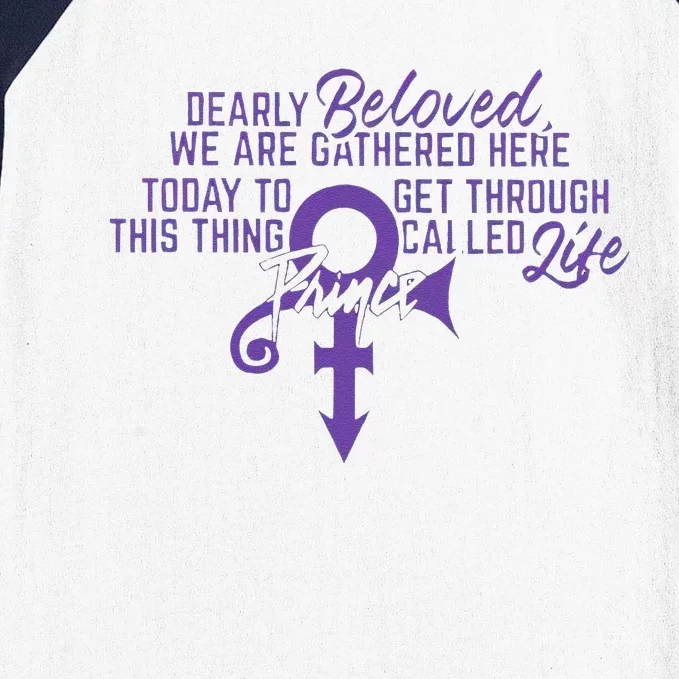 Dearly Beloved We Are Gathered Here Today To Get Through Baseball Sleeve Shirt