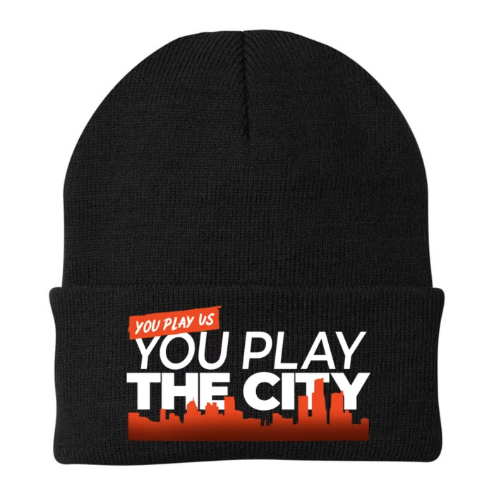 Detroit Baseball You Play Us You Play The City Knit Cap Winter Beanie