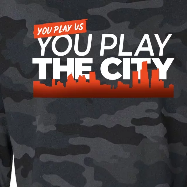 Detroit Baseball You Play Us You Play The City Cropped Pullover Crew