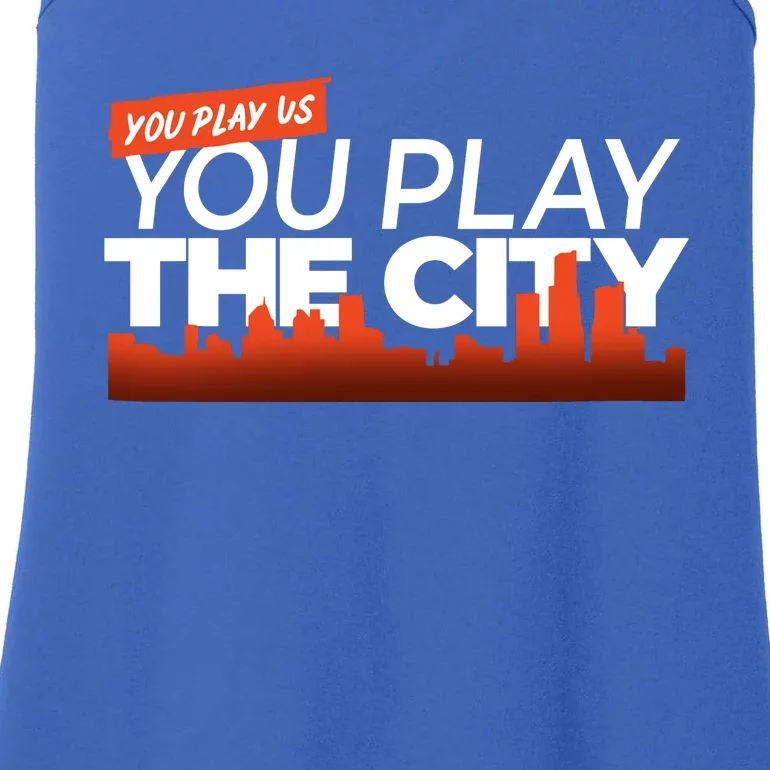 Detroit Baseball You Play Us You Play The City Ladies Essential Tank