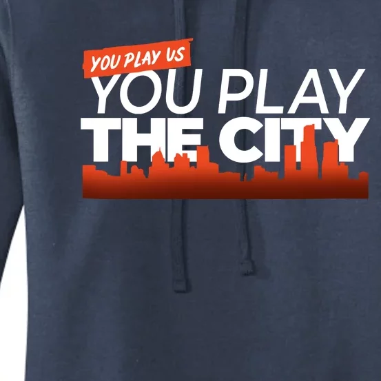 Detroit Baseball You Play Us You Play The City Women's Pullover Hoodie