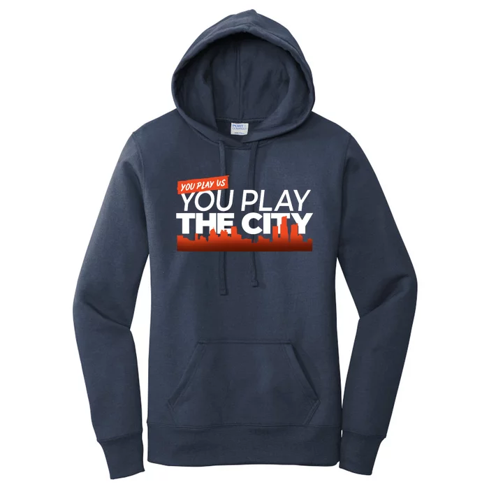 Detroit Baseball You Play Us You Play The City Women's Pullover Hoodie