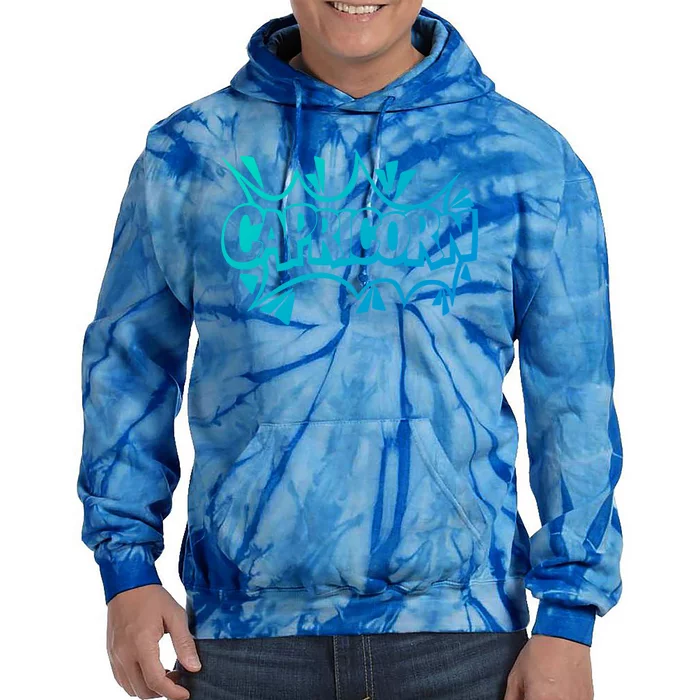 December Birthday Zodiac Sign Astrology Capricorn Gift Tie Dye Hoodie