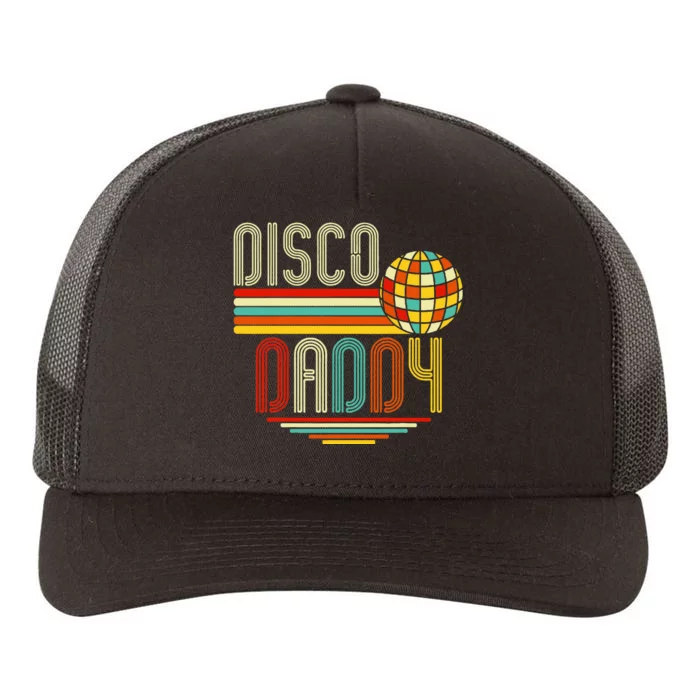 Disco Costume 70s Vintage Disco Daddy Yupoong Adult 5-Panel Trucker Hat