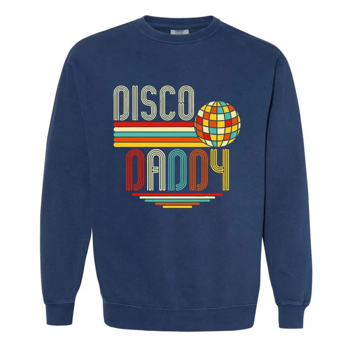 Disco Costume 70s Vintage Disco Daddy Garment-Dyed Sweatshirt