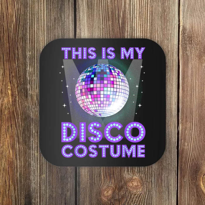 Disco Costume Art For 70s 80s Party Disco Lover Coaster