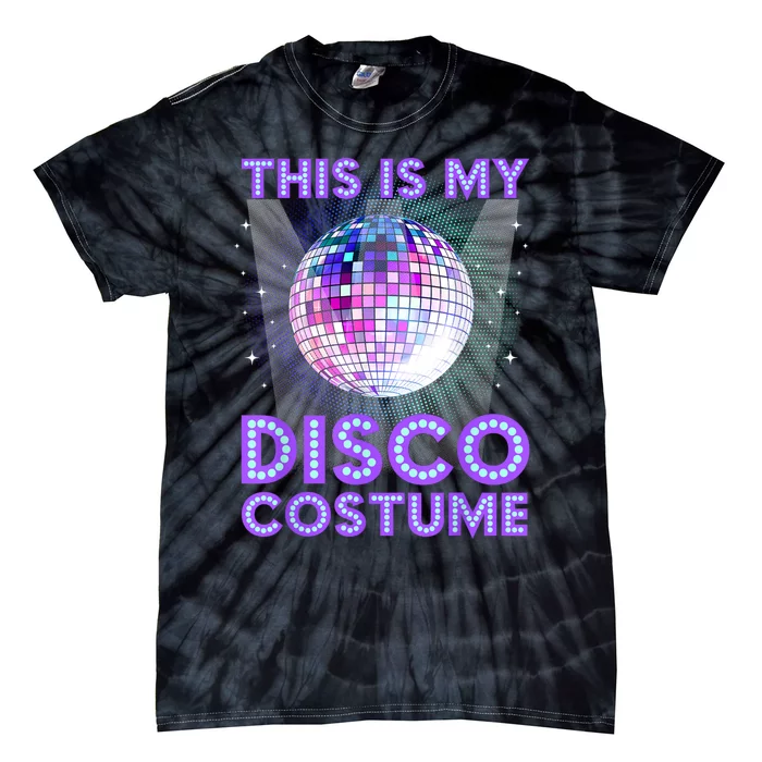 Disco Costume Art For 70s 80s Party Disco Lover Tie-Dye T-Shirt