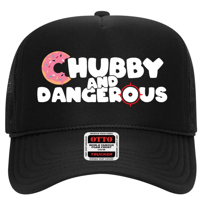 Donut Chubby And Dangerous High Crown Mesh Trucker Hat