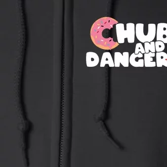 Donut Chubby And Dangerous Full Zip Hoodie