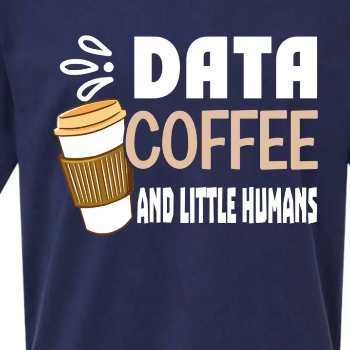 Data Coffee And Little Hu Meaningful Gift Sueded Cloud Jersey T-Shirt