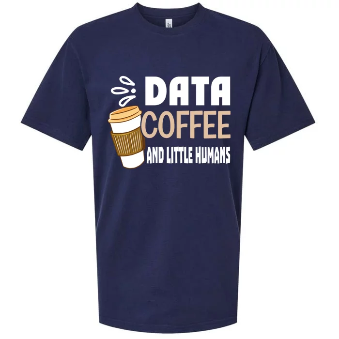 Data Coffee And Little Hu Meaningful Gift Sueded Cloud Jersey T-Shirt