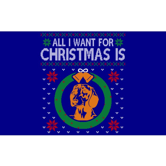 Dachshunds Christmas All I Want For Christmas Is Dachshunds Great Gift Bumper Sticker