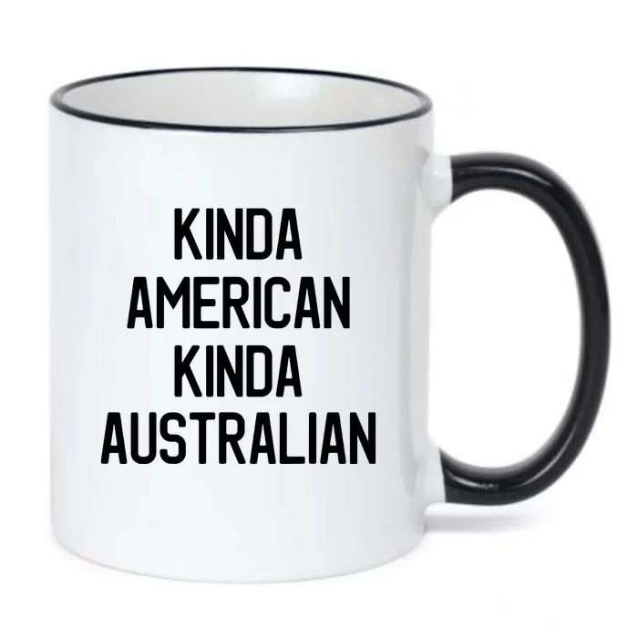 Dual Citizenship Australia American Citizen Pride Black Color Changing Mug