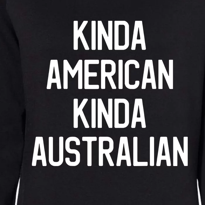 Dual Citizenship Australia American Citizen Pride Womens California Wash Sweatshirt