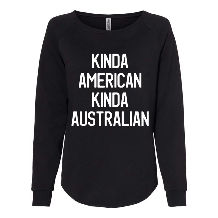 Dual Citizenship Australia American Citizen Pride Womens California Wash Sweatshirt