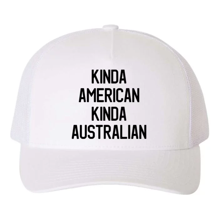 Dual Citizenship Australia American Citizen Pride Yupoong Adult 5-Panel Trucker Hat