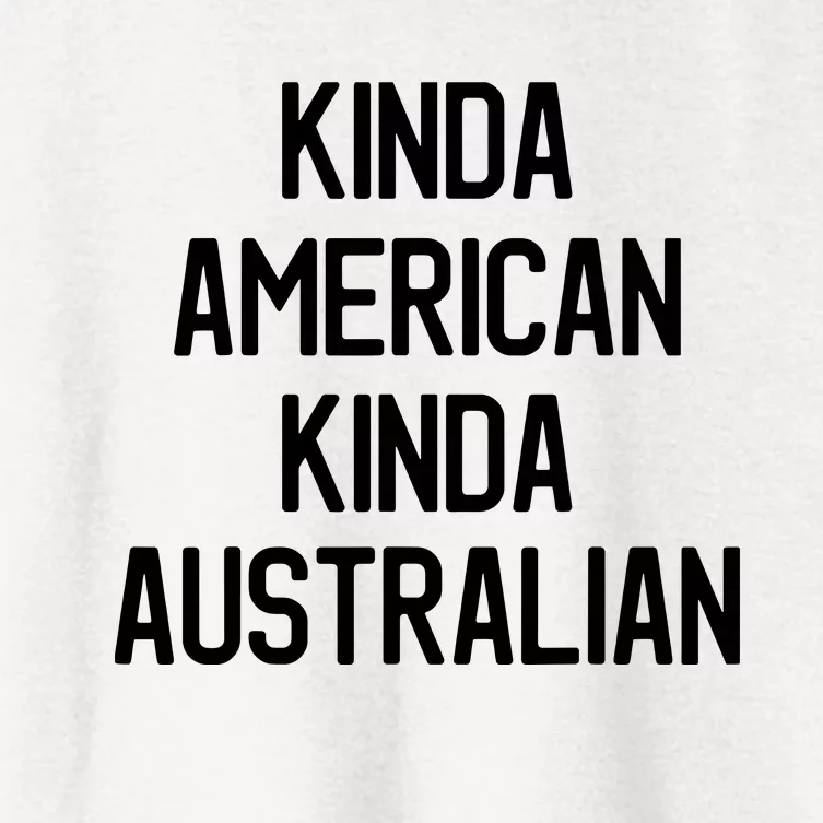 Dual Citizenship Australia American Citizen Pride Women's Crop Top Tee