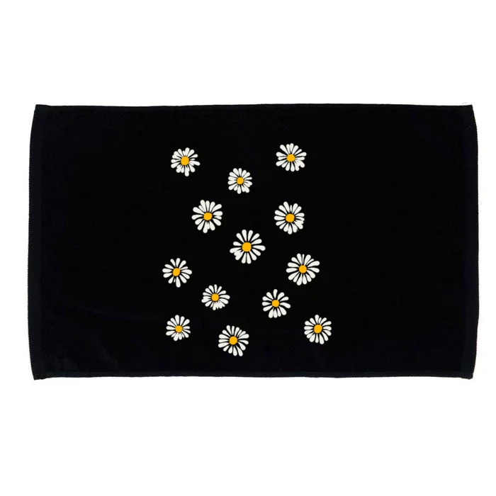 Daisies Chamomile And Marguerites Floral Vintage Daisy Flower Funny Gift Microfiber Hand Towel