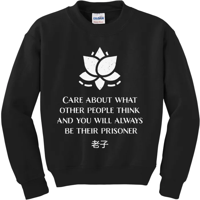 DonT Care About What Other People Think Kids Sweatshirt