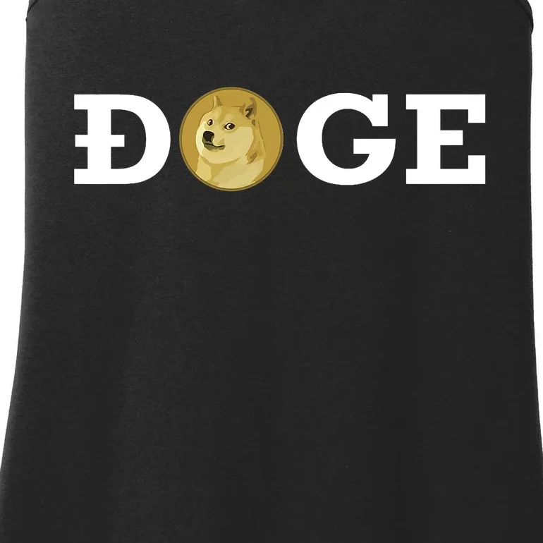 Dogecoin Cryptocurrency Blockchain Shiba Inu Doge Dogecoin Ladies Essential Tank