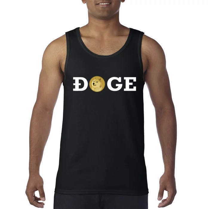 Dogecoin Cryptocurrency Blockchain Shiba Inu Doge Dogecoin Tank Top