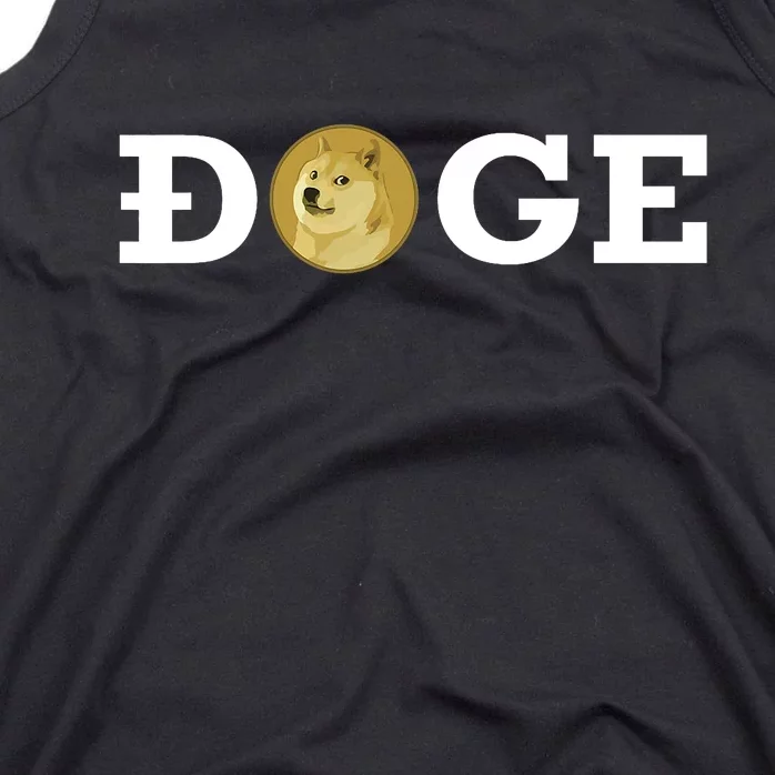 Dogecoin Cryptocurrency Blockchain Shiba Inu Doge Dogecoin Tank Top