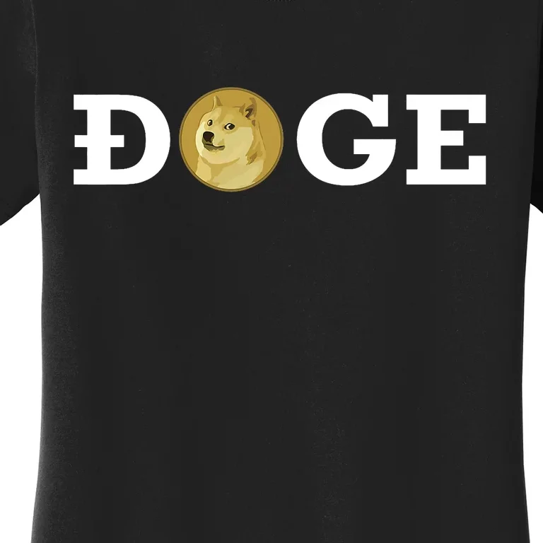 Dogecoin Cryptocurrency Blockchain Shiba Inu Doge Dogecoin Women's T-Shirt