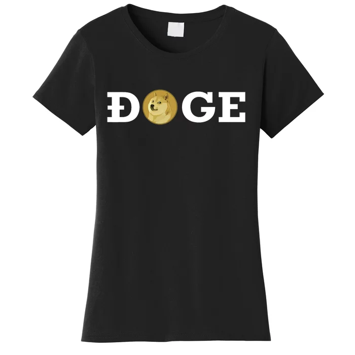 Dogecoin Cryptocurrency Blockchain Shiba Inu Doge Dogecoin Women's T-Shirt