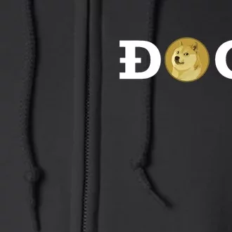 Dogecoin Cryptocurrency Blockchain Shiba Inu Doge Dogecoin Full Zip Hoodie