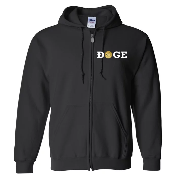 Dogecoin Cryptocurrency Blockchain Shiba Inu Doge Dogecoin Full Zip Hoodie