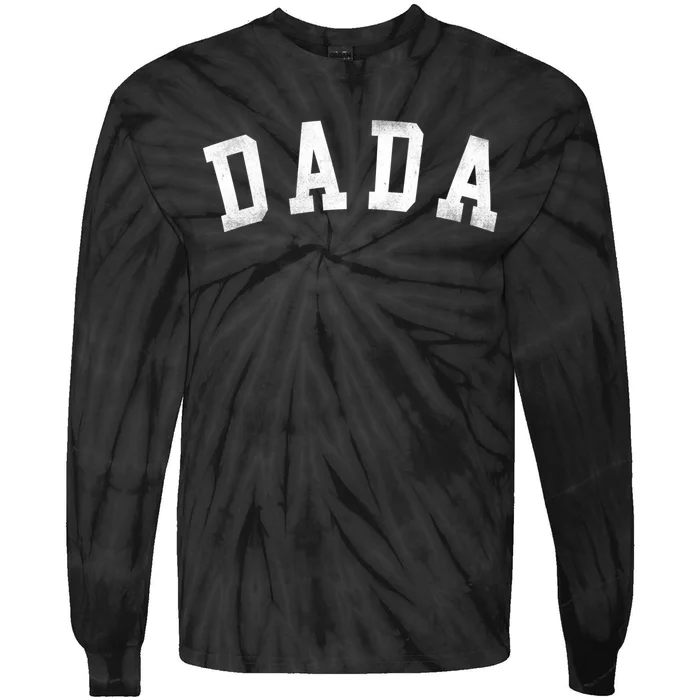 Dada Classic Bold Font FatherS Day Dada Tie-Dye Long Sleeve Shirt