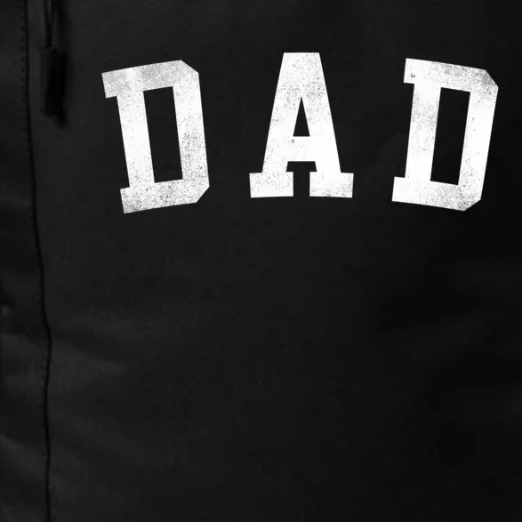 Dad Classic Bold Font FatherS Day Dad Daily Commute Backpack