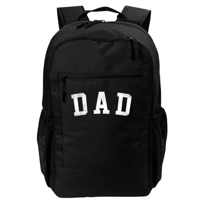 Dad Classic Bold Font FatherS Day Dad Daily Commute Backpack