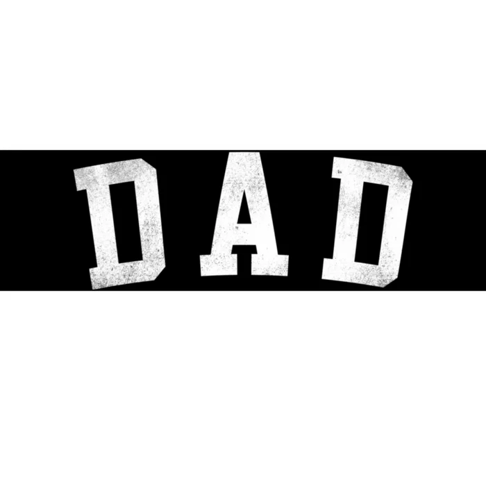 Dad Classic Bold Font FatherS Day Dad Bumper Sticker