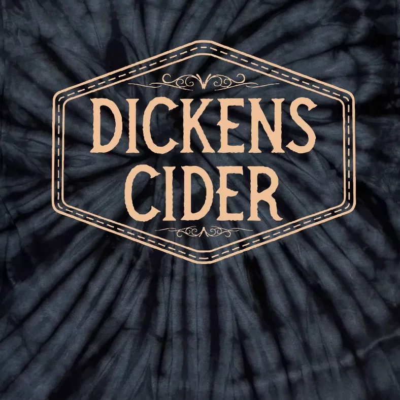 Dickens Cider Bottle Label Pun Design Cheeky Innuendo Tie-Dye T-Shirt