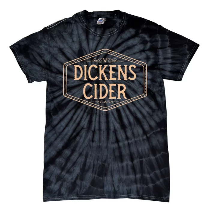 Dickens Cider Bottle Label Pun Design Cheeky Innuendo Tie-Dye T-Shirt