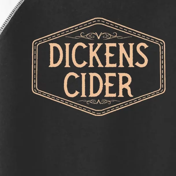 Dickens Cider Bottle Label Pun Design Cheeky Innuendo Toddler Fine Jersey T-Shirt