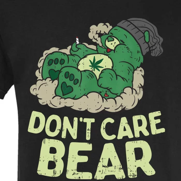 Dont Care Bear Smoking Weed Cannabis Marijuana 4 20 Stoner Gift 2 Garment-Dyed Heavyweight T-Shirt