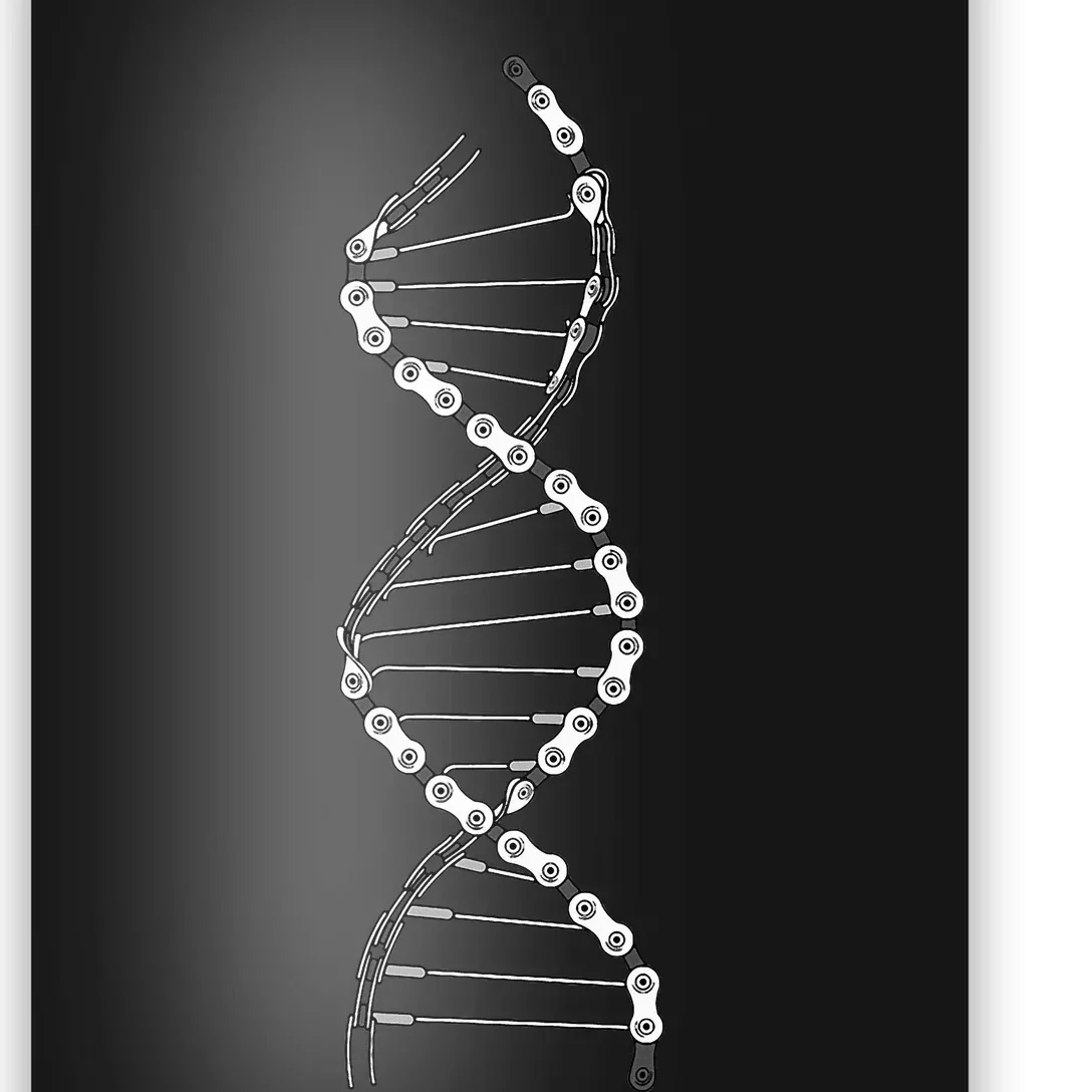 Dna Cycling Bicycle Chain Mountain Bike Lovers Outfit Poster