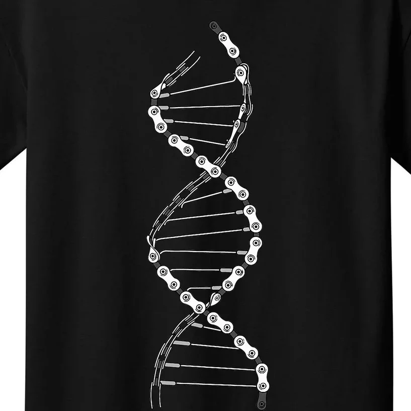 Dna Cycling Bicycle Chain Mountain Bike Lovers Outfit Kids T-Shirt