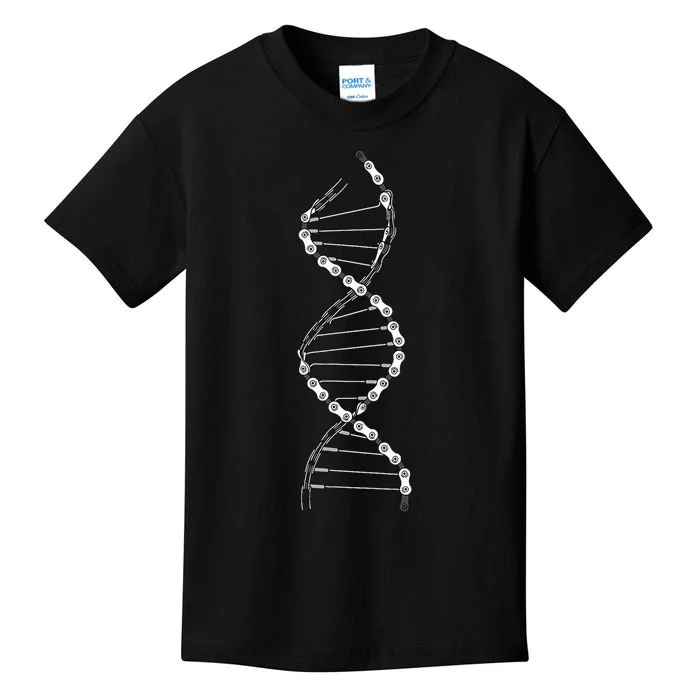 Dna Cycling Bicycle Chain Mountain Bike Lovers Outfit Kids T-Shirt