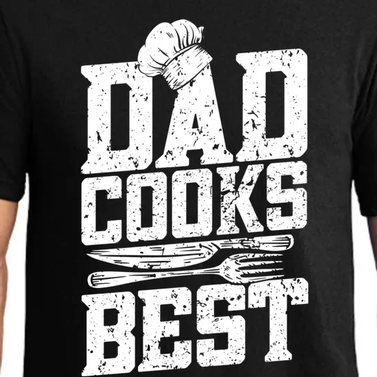 Dad Cooks Best Cook Cooking Funny Chef Funny Gift Pajama Set