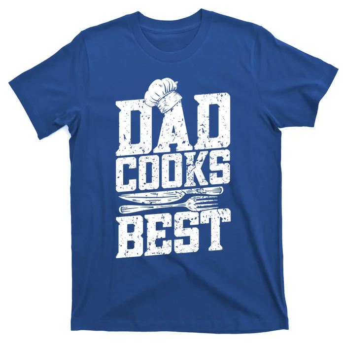 Dad Cooks Best Cook Cooking Funny Chef Funny Gift T-Shirt