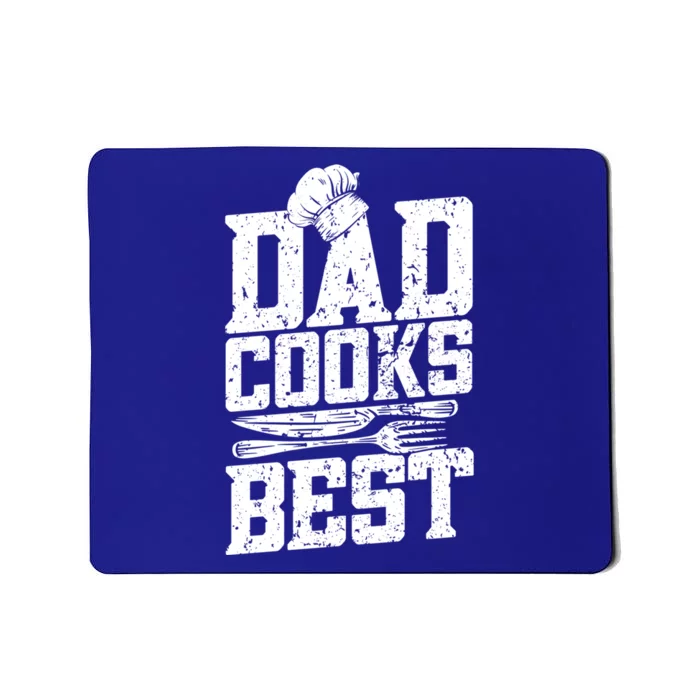 Dad Cooks Best Cook Cooking Funny Chef Funny Gift Mousepad