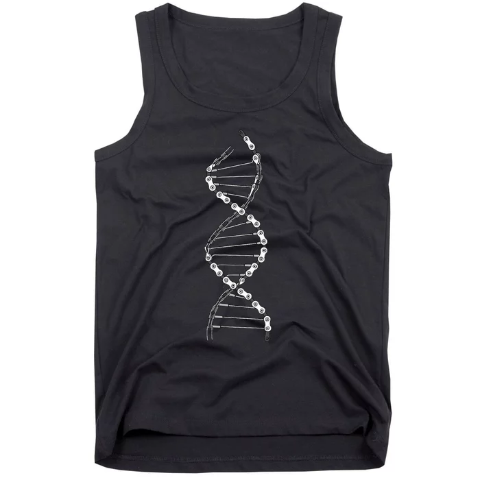 DNA Cycling Bicycle Chain Mountain Bike Lovers Tank Top