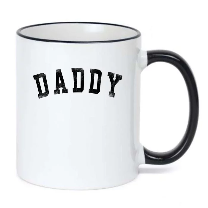 Daddy Classic Bold Font Birthday Daddy FatherS Day Black Color Changing Mug